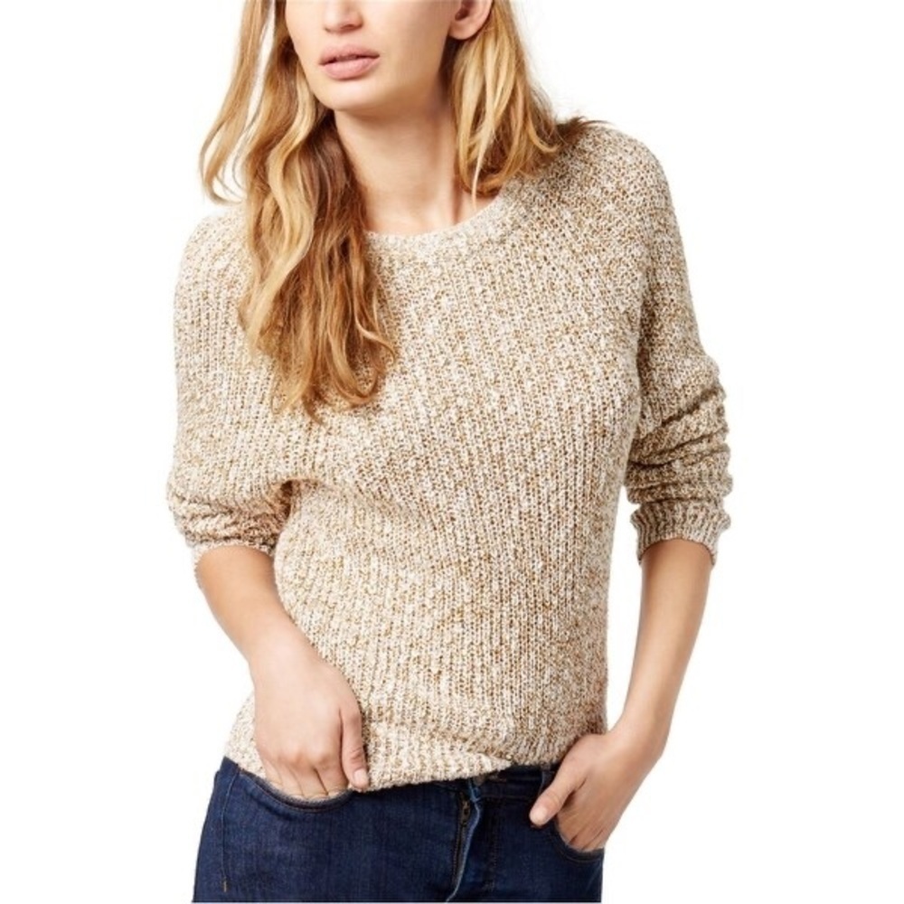 Free People Electric City Pullover linen Sweater M